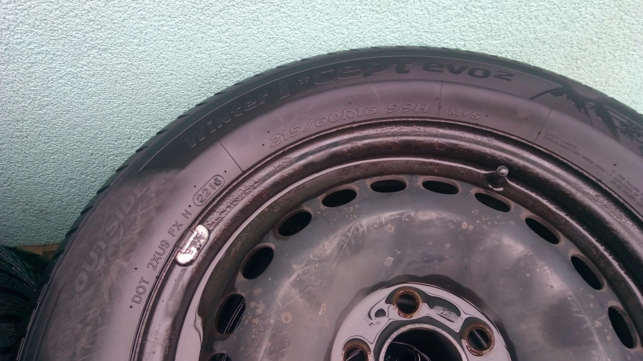 5 x 108 R16 диски 215/60R16 Hankook foto 5