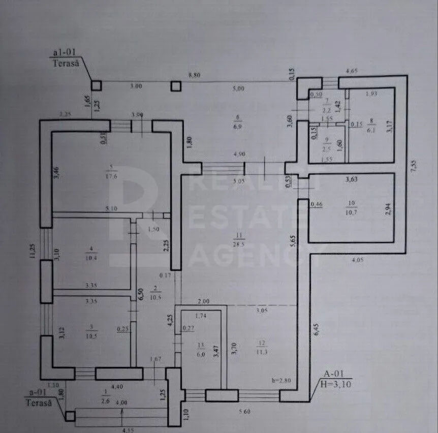 Casă 192 m² pe teren 5 ari