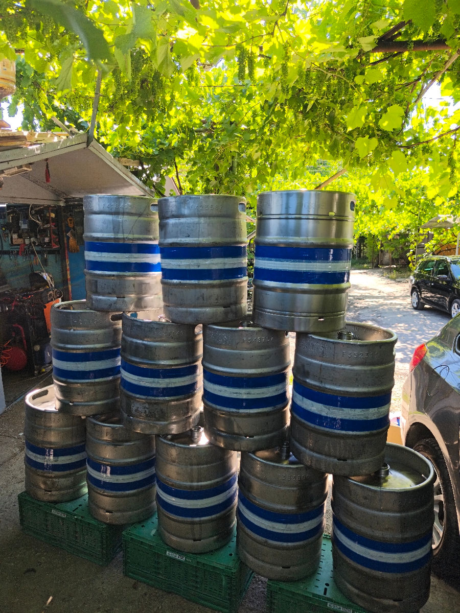 Cheguri (Butoie) Inox Alimentar de 50 Litre cu tot cu robinet  foto 2