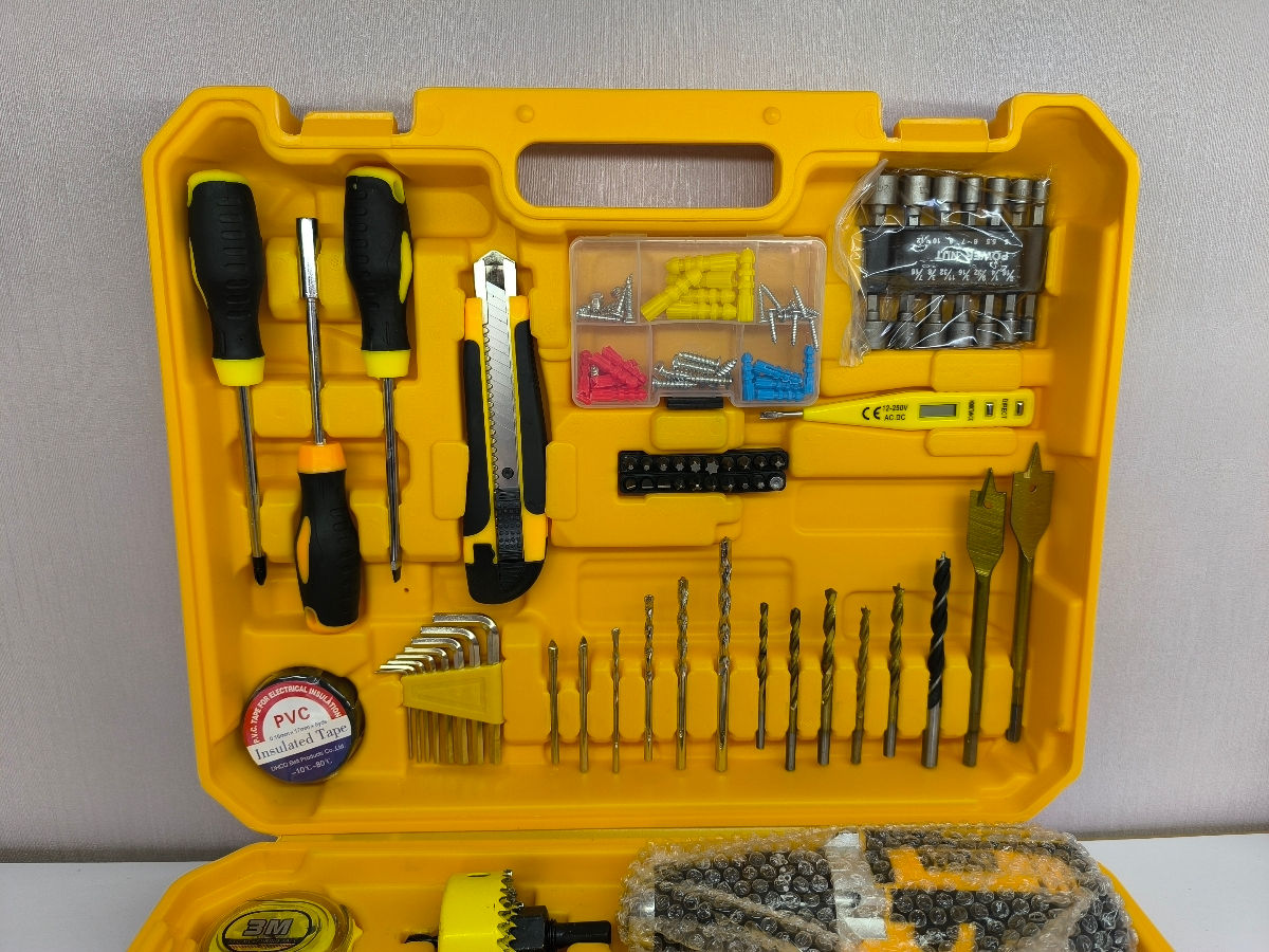 Новый ударный шуруповёрт DeWalt 24v/6ah с большим набором инструментов foto 3