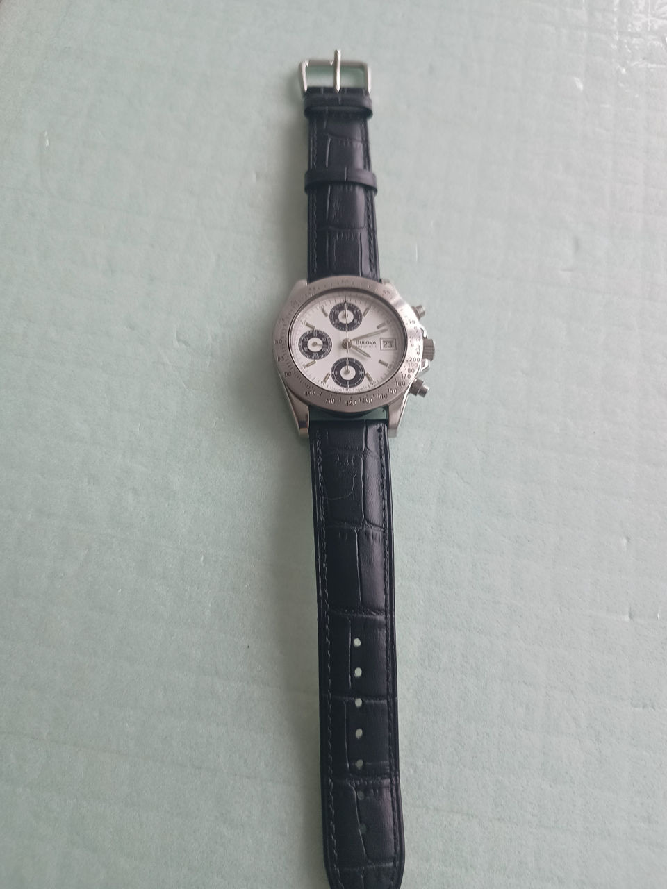 bulova chronograph automatic valjoux 7750 ref..13067 foto 6
