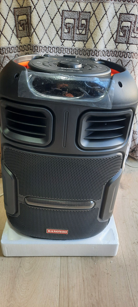 Boxa portativa cu 2 microfoane 300w  foto 5