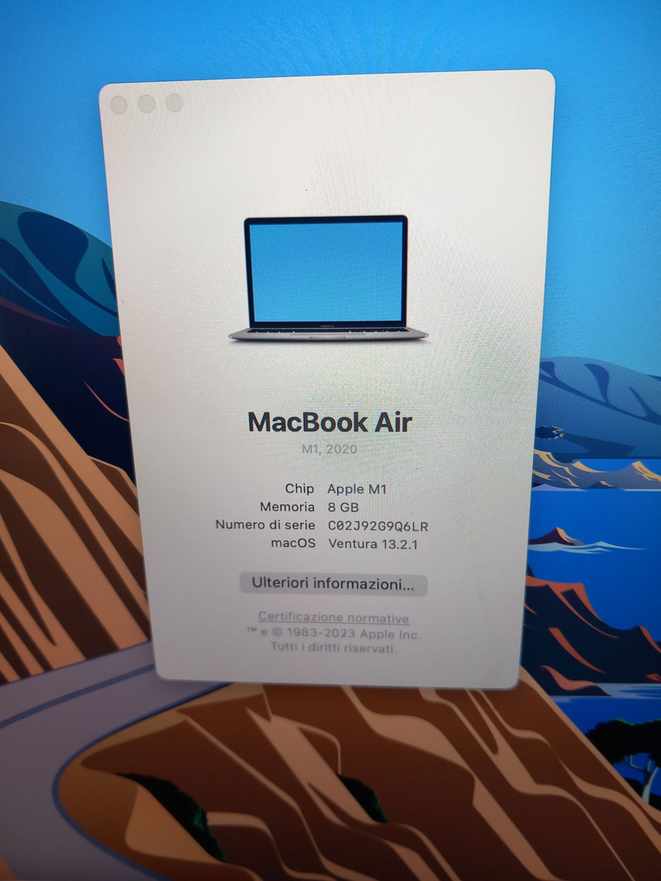Продам MacBook Air M1 2020 ( 8 ГБ ) фото 2