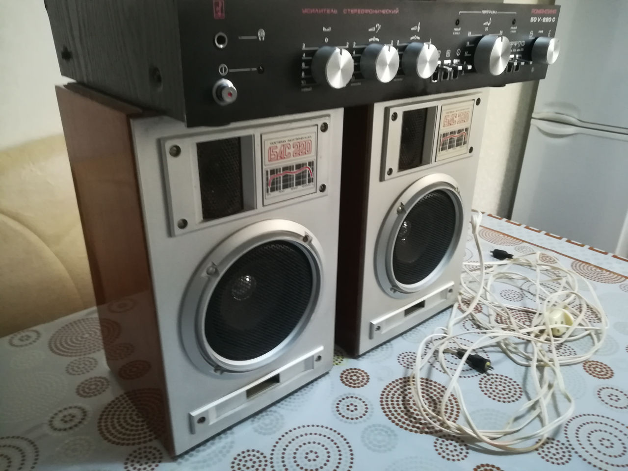 Усилитель + колонки HiFi СССР дешево !