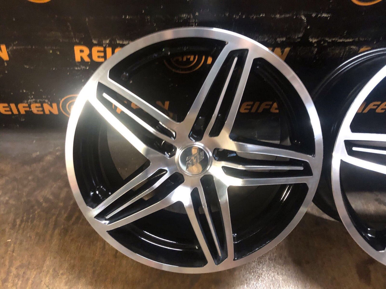 Новые 5x112 r17" 7,5j H2 et38 диски титановые на VW, Audi, Mercedes ...