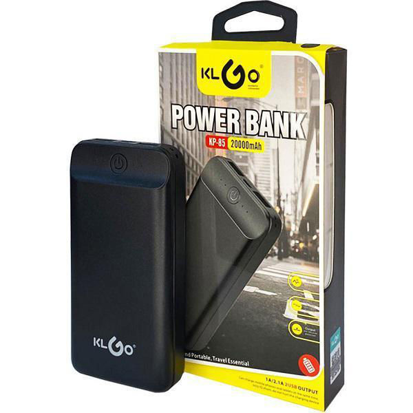 Зарядное устройство POWER BANK KLGO kp-85 20000 mah чёрный foto 0