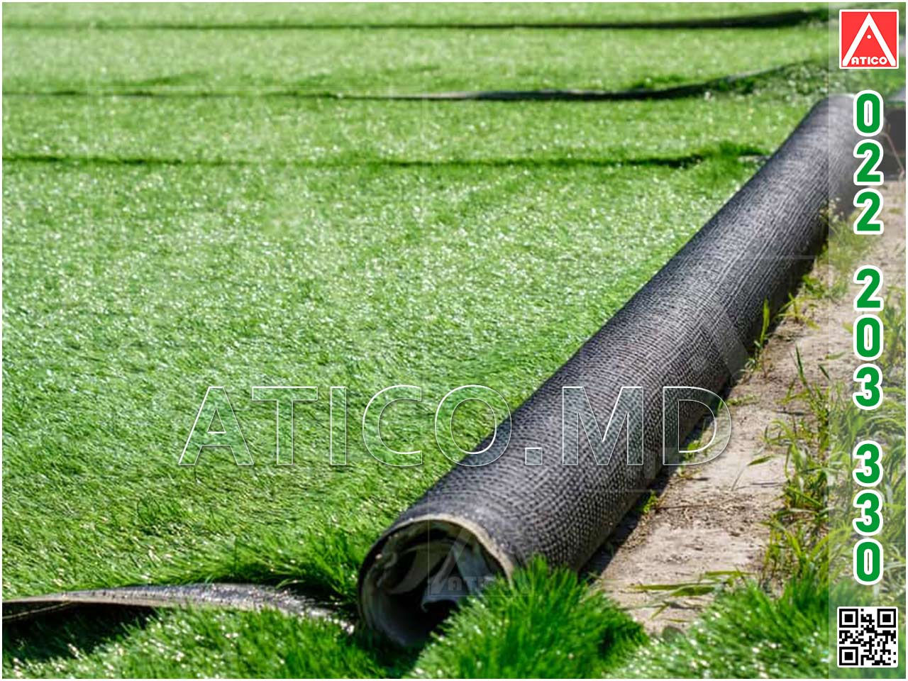 Gazon artificial pu teren sportiv. Спортивный газон синтетический. foto 3