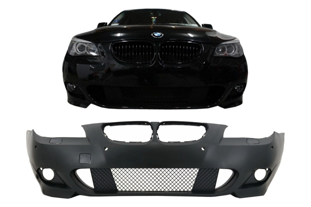 Kit Exterior compatibil cu BMW Seria 5 E60 (2003-2007) M-Technik Design cu PDC 24mm foto 7