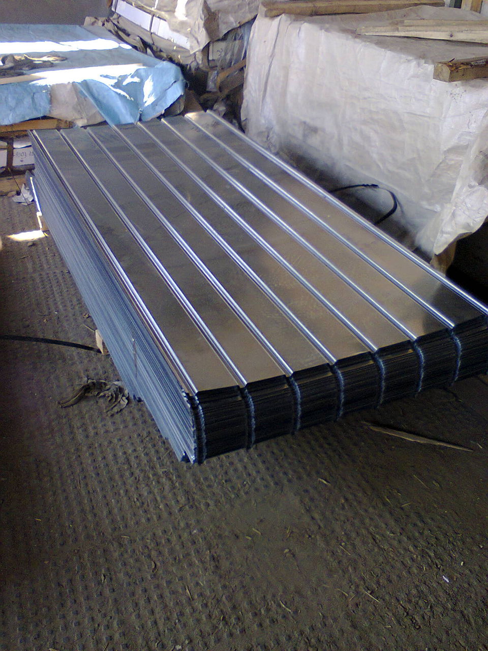 Лист оцинкованный / tabla zincata, оцинковка, жесть цветная Lindab, профнастил.  (140 lei). foto 3