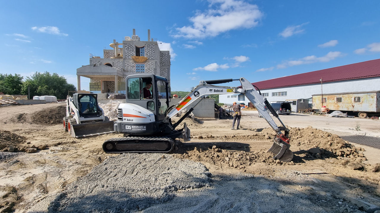 Excavator Miniexcavator Bobcat E35 Strelaua Extra-Long foto 4