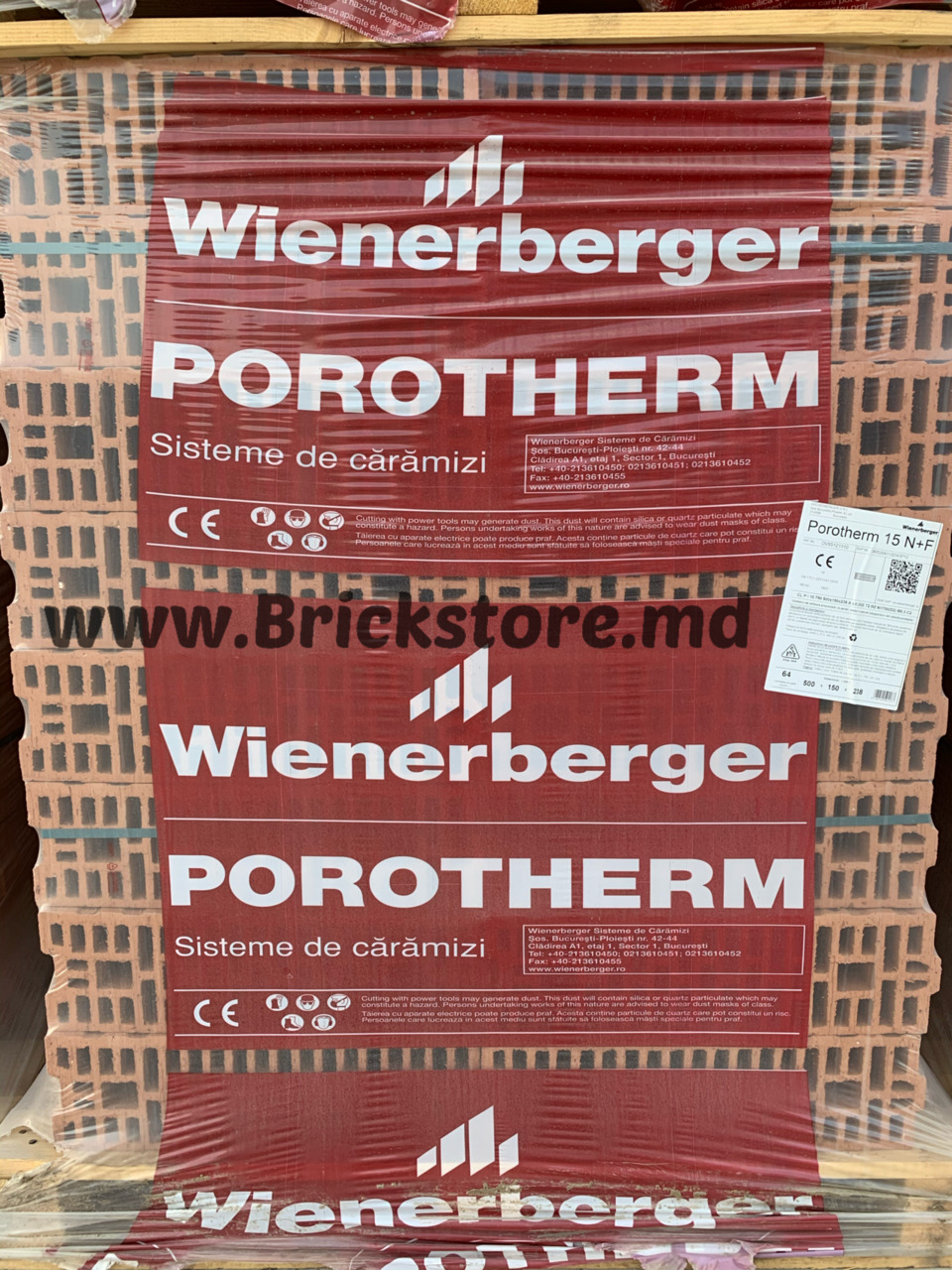 Caramida 11.5cm,15 cm, 20cm pentru pereti despartitori! Перегородки Porotherm, Brikston в наличии! foto 16