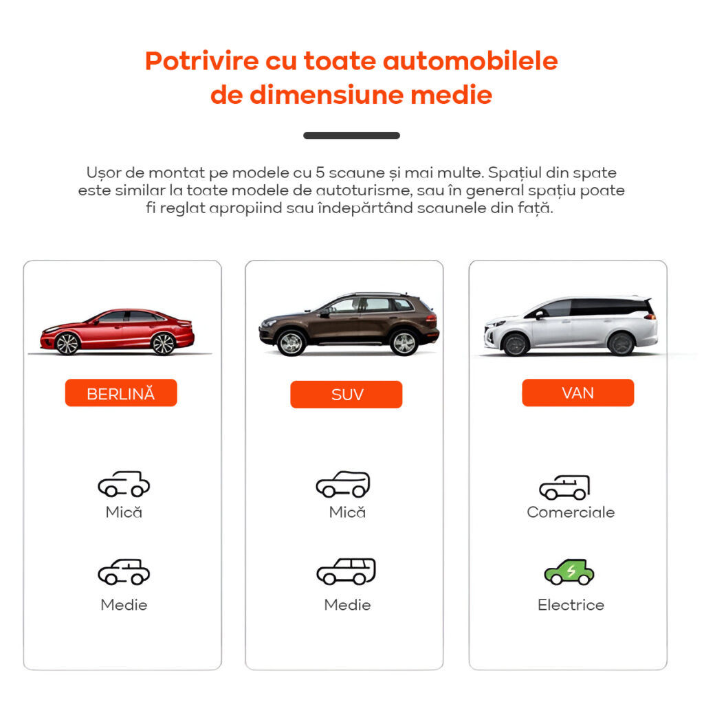 Saltea auto gonflabilă pentru bancheta din spate foto 6