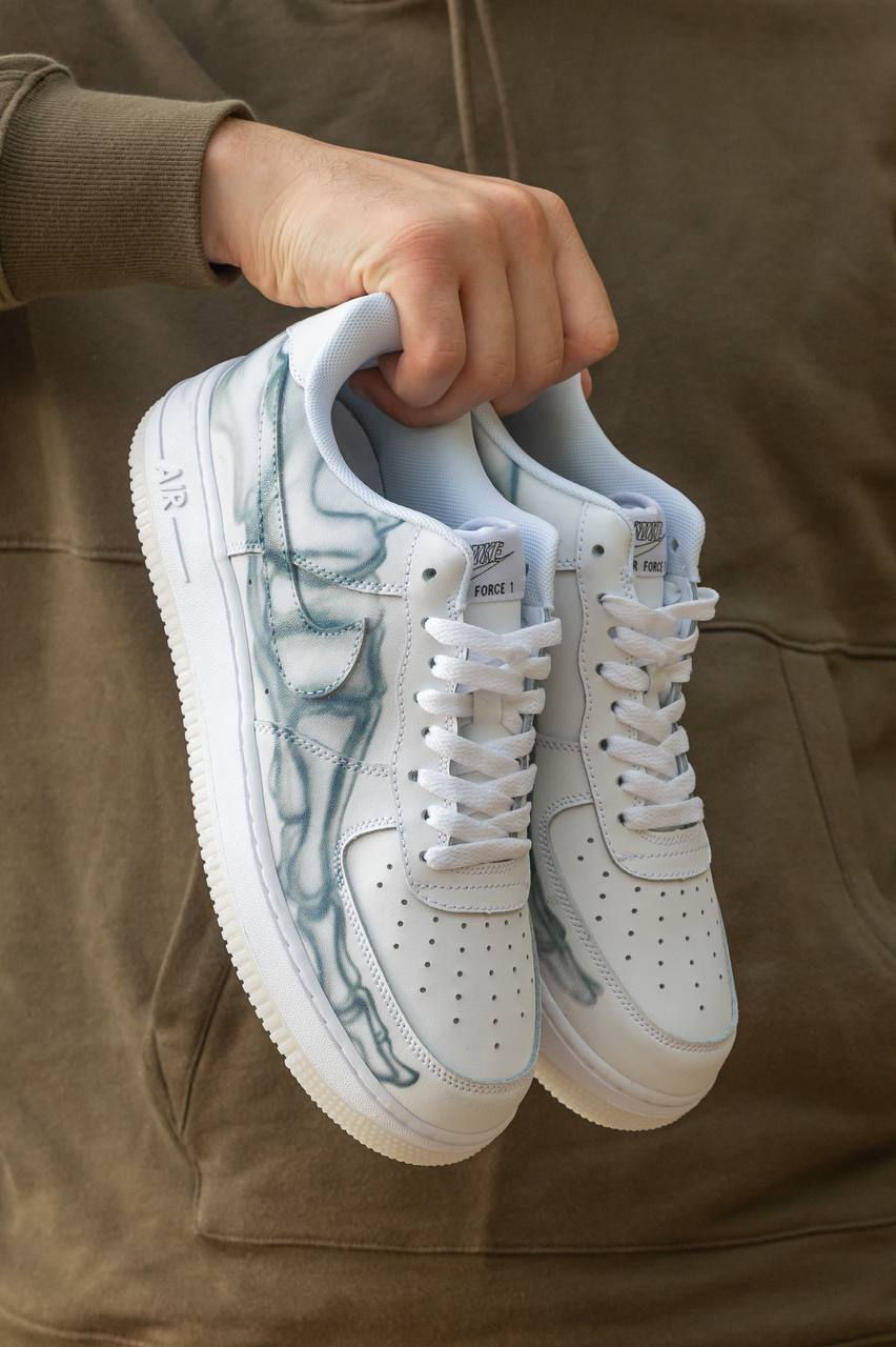 Nike Air Force 1 Low Skeleton White foto 1