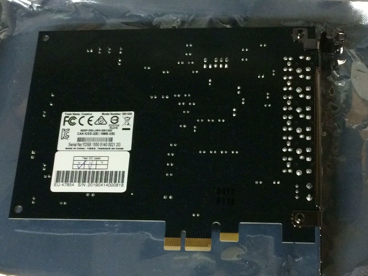 Creative Sound Blaster Audigy RX 7.1/5.1 PCIe Dual Mic Input Sound Card + beamforming microphone фото 3