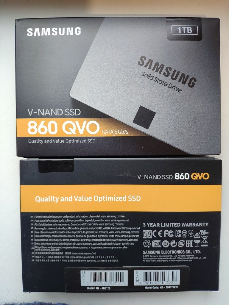 Samsung SSD 860 EVO - 500 Gb, 1Tb, Samsung 860 QVO - 1Tb. Original.