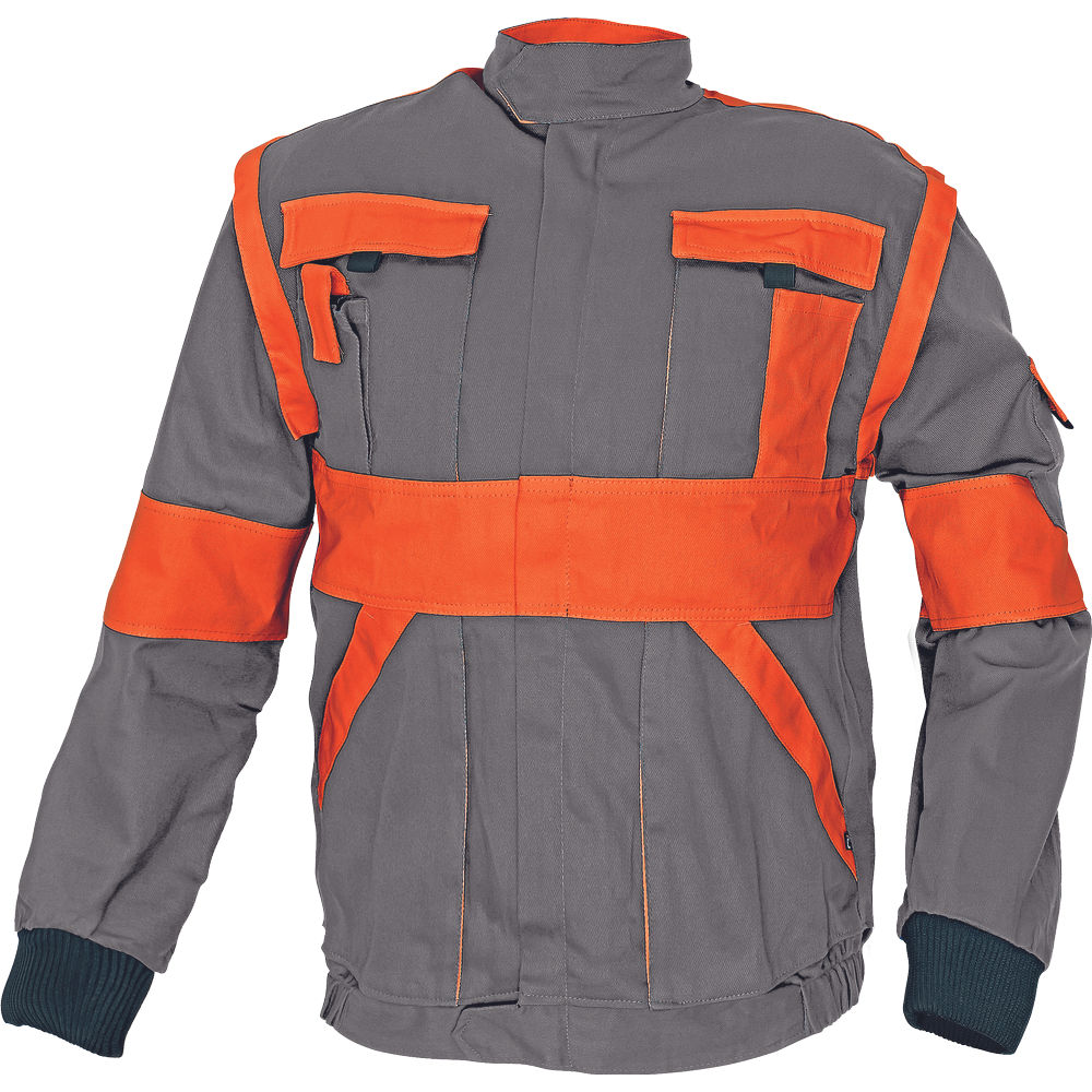 MAX jacket 260 g/m2 grey/orange / MAX jacket 260 g/m2 grey/orange foto 0