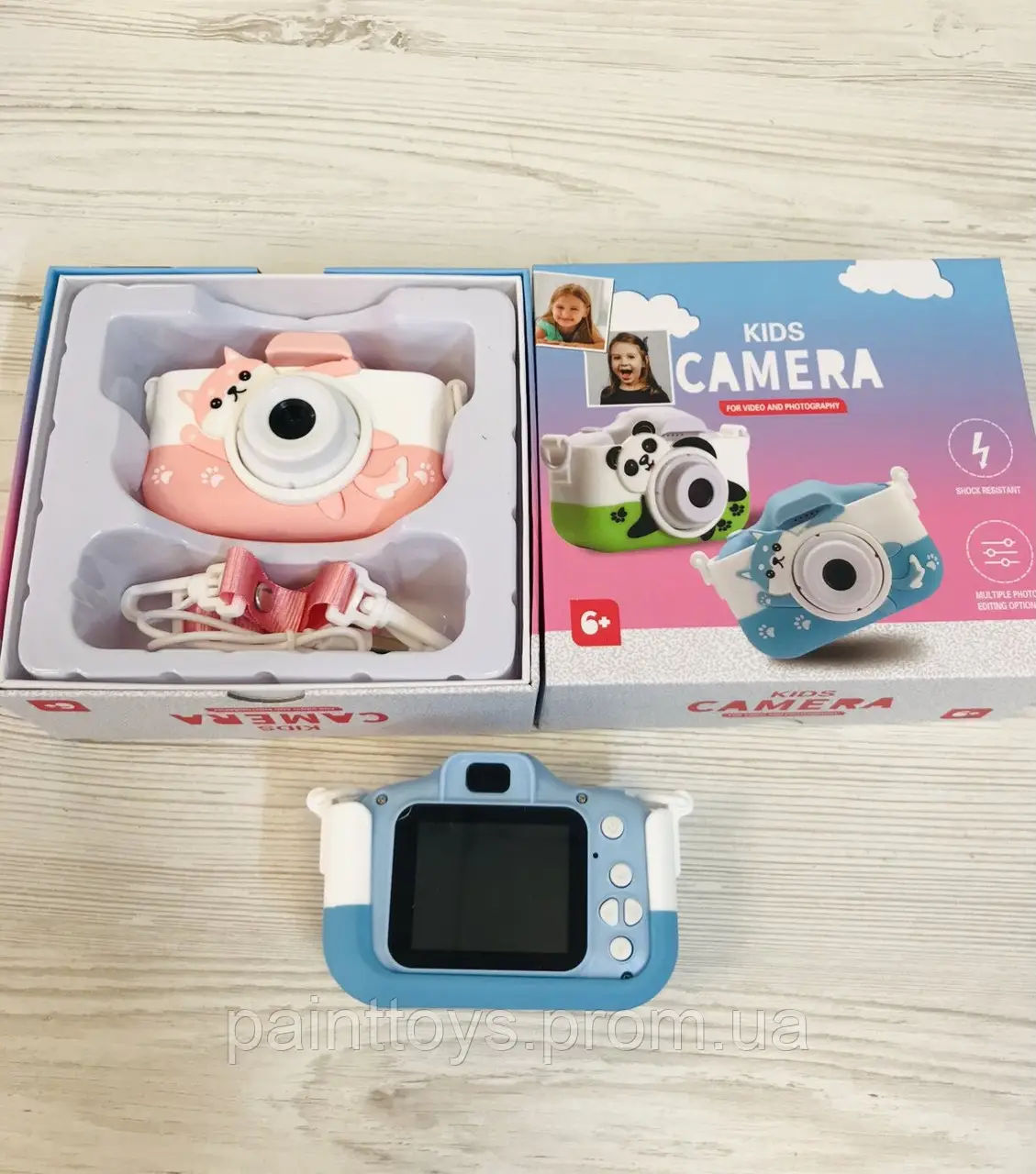 Детский цифровой фотоаппарат Childrens Fun Camera Kitty