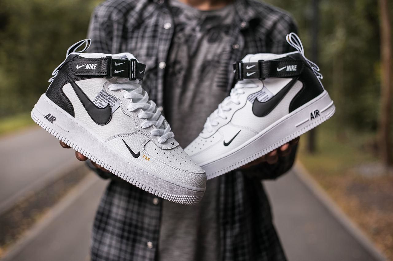 Nike air force high utility outlet white