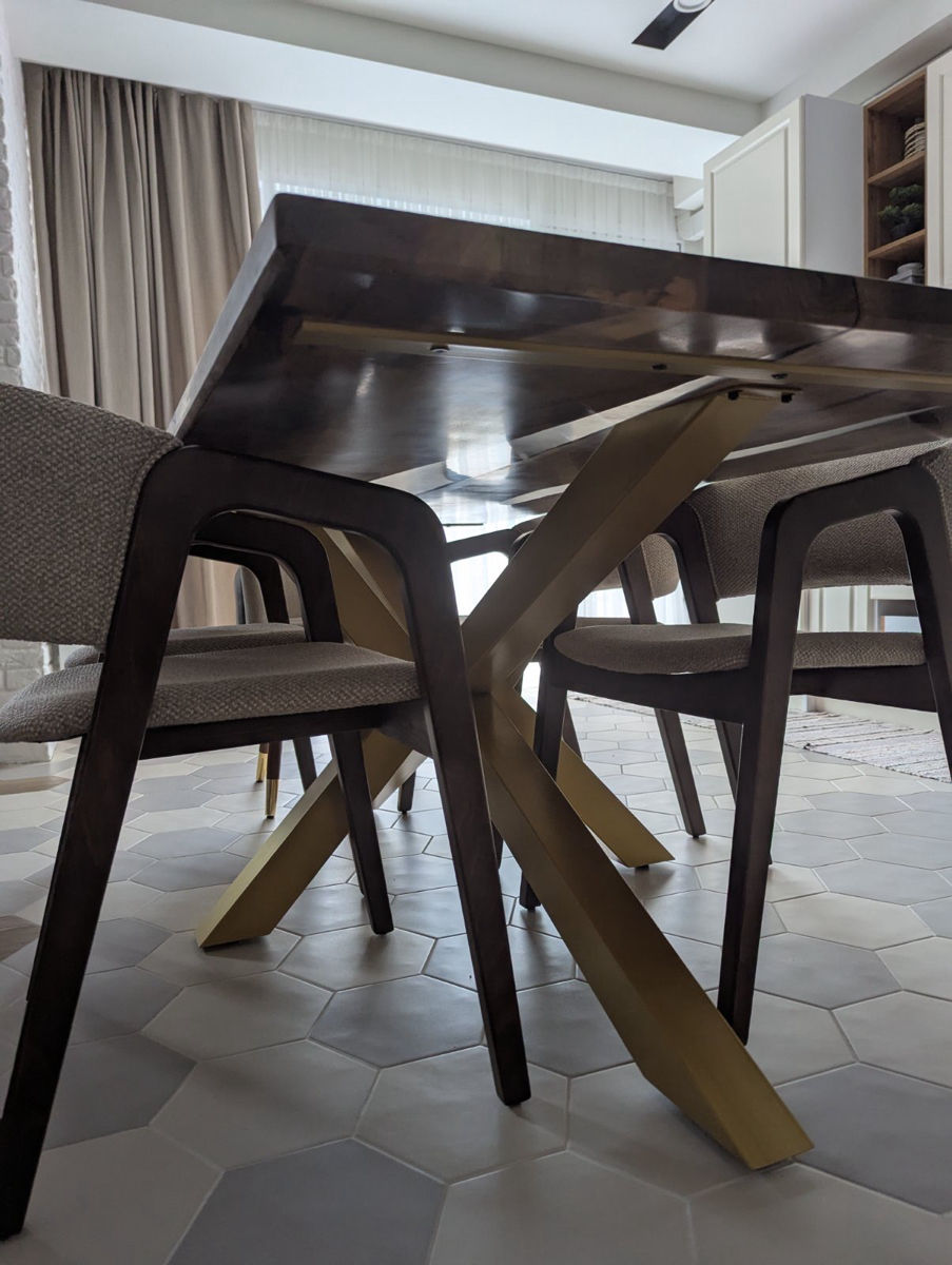 Mese din rășina epoxidică și lemn masiv  foto 2