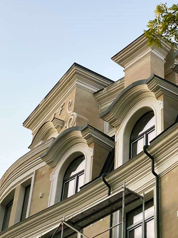 Profile decorative pentru exterior. Termoizolarea și finisarea fațadelor. Design fațade case. foto 3