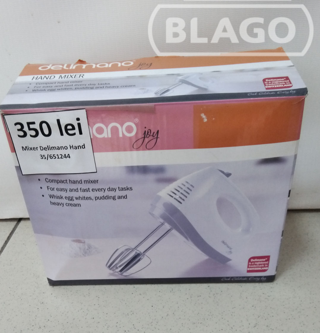 Mixer Delimano Hand 350 lei.