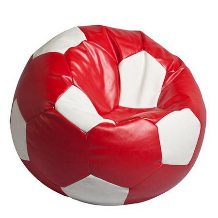 Fotoliu-sac Minge Fotbal Bean-bag "FootBall BIG" Black&White Relaxtime foto 2