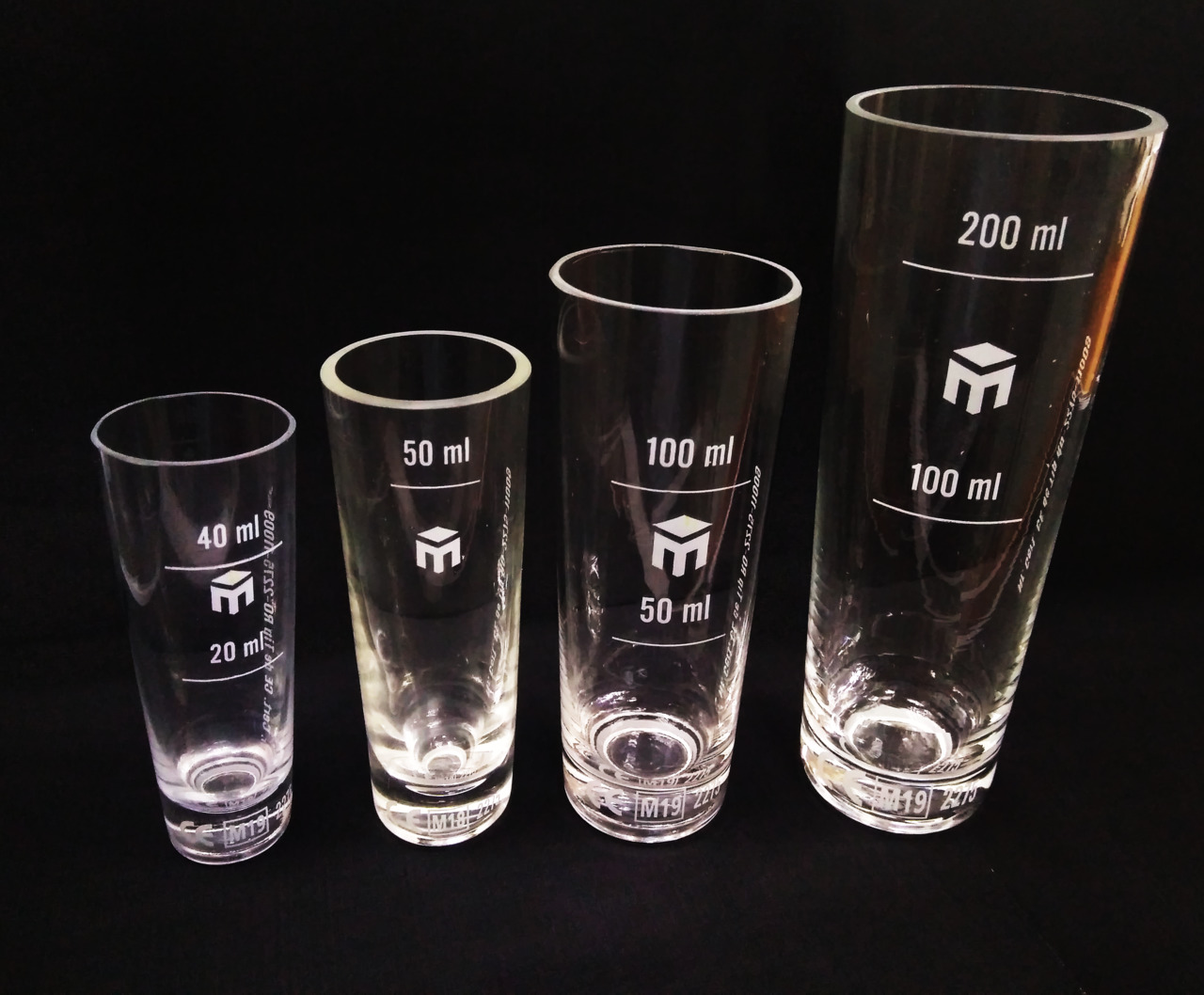 Мензурки 40, 50, 100, 200 мл