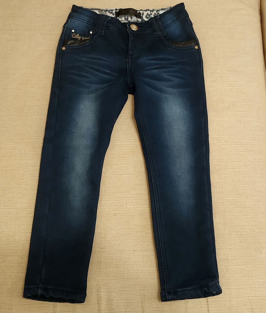 Джинсы фирменные на девочку Tom Tailor, утепленные джинсы, брючки на ...