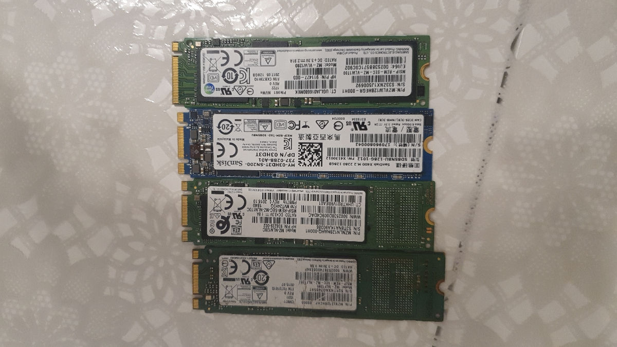 Ssd M2/NVME/MSata/Apple SSD 128 gb, 256 gb, 512 gb foto 2