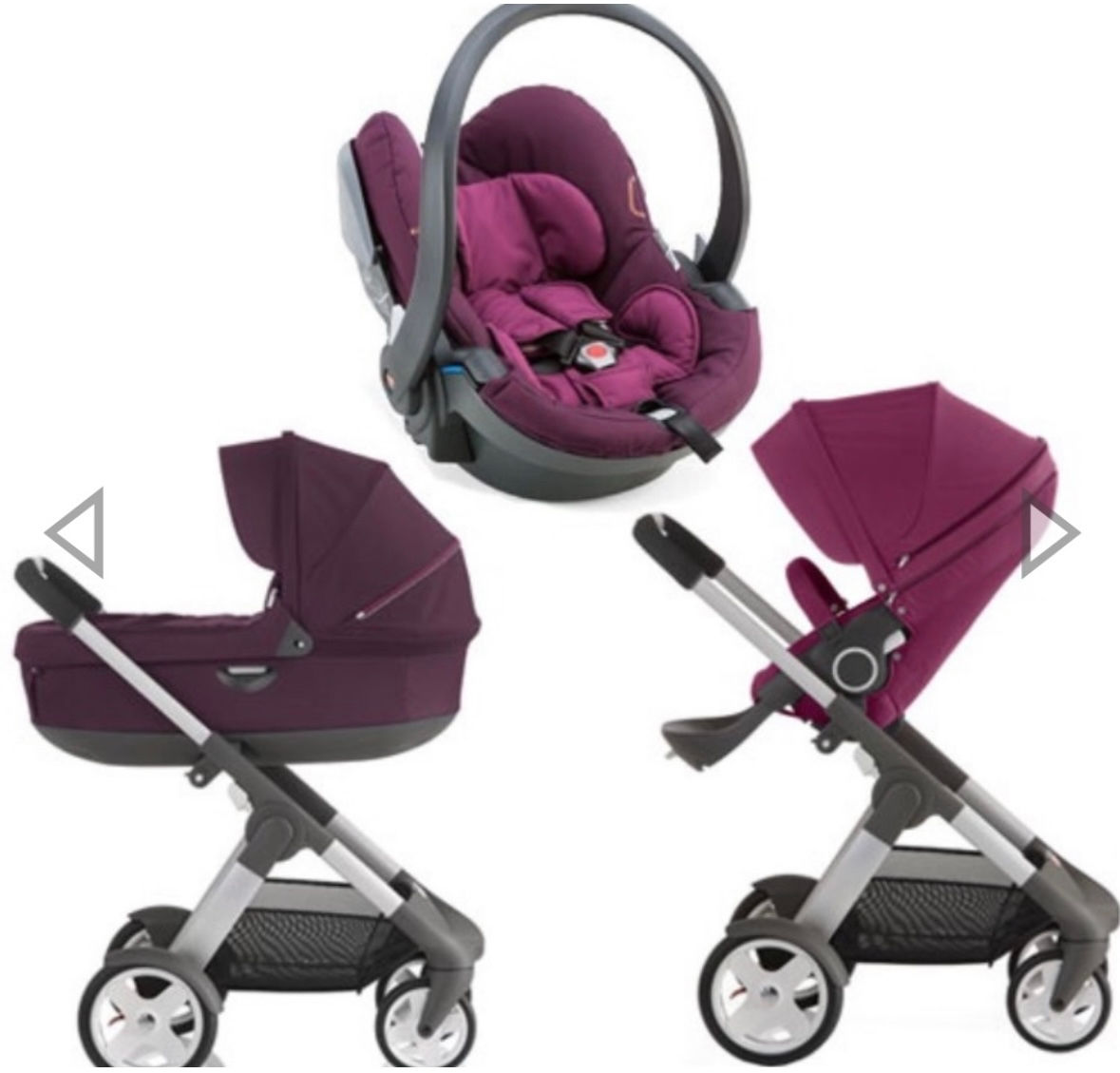 Vând Cărucior 3 în 1, model Stokke Crusi foto 1