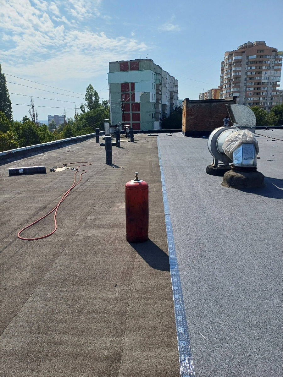 Reparația acoperișului plat .Ремонт кровли. Быстро и качественно. foto 6