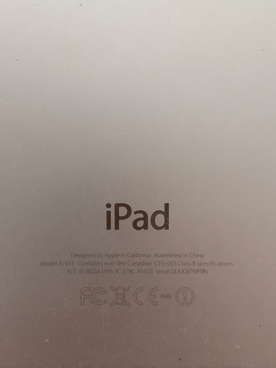 iPad mini Model A1455 foto 2
