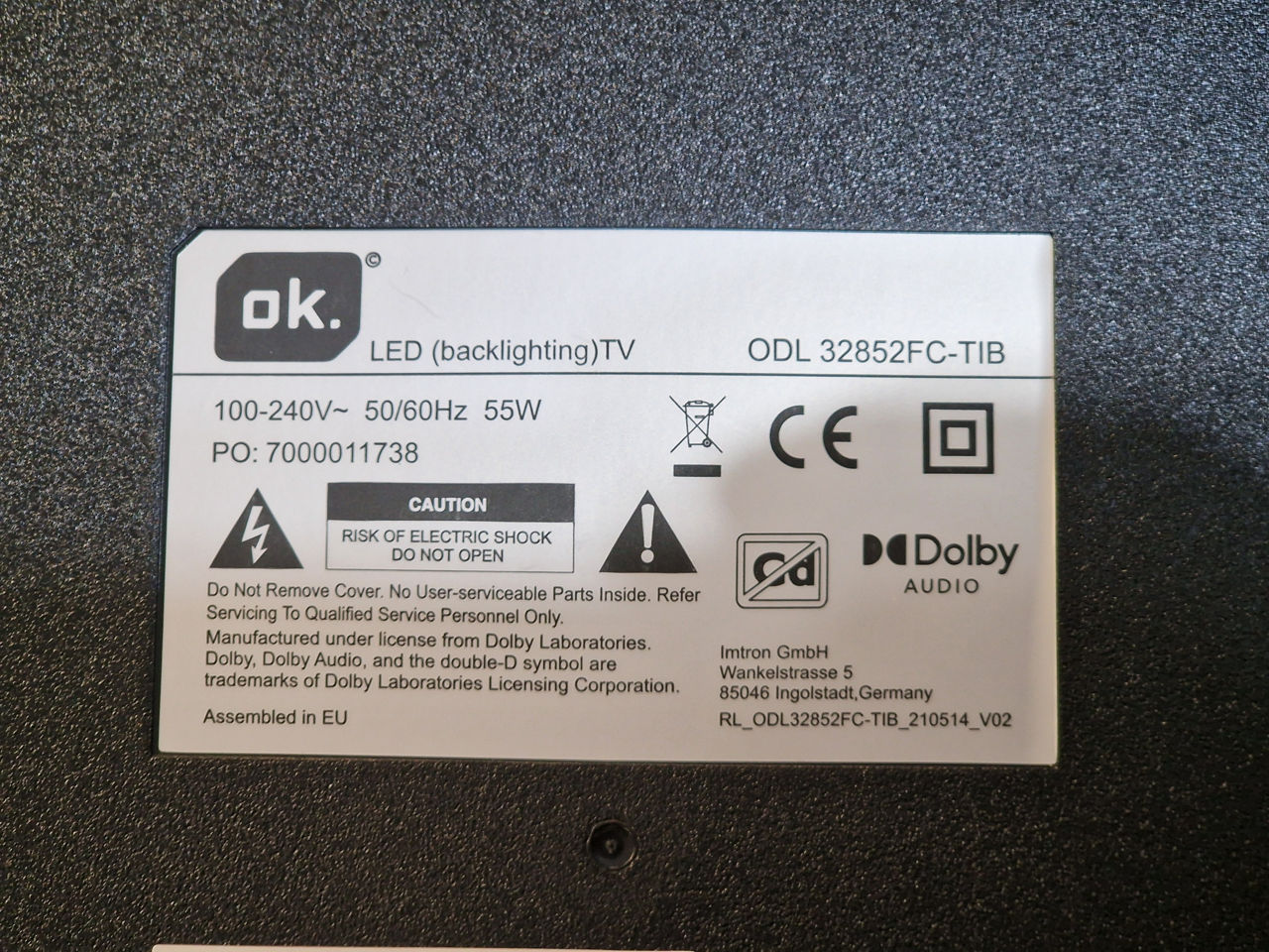 OK Smart-TV 32 фото 3