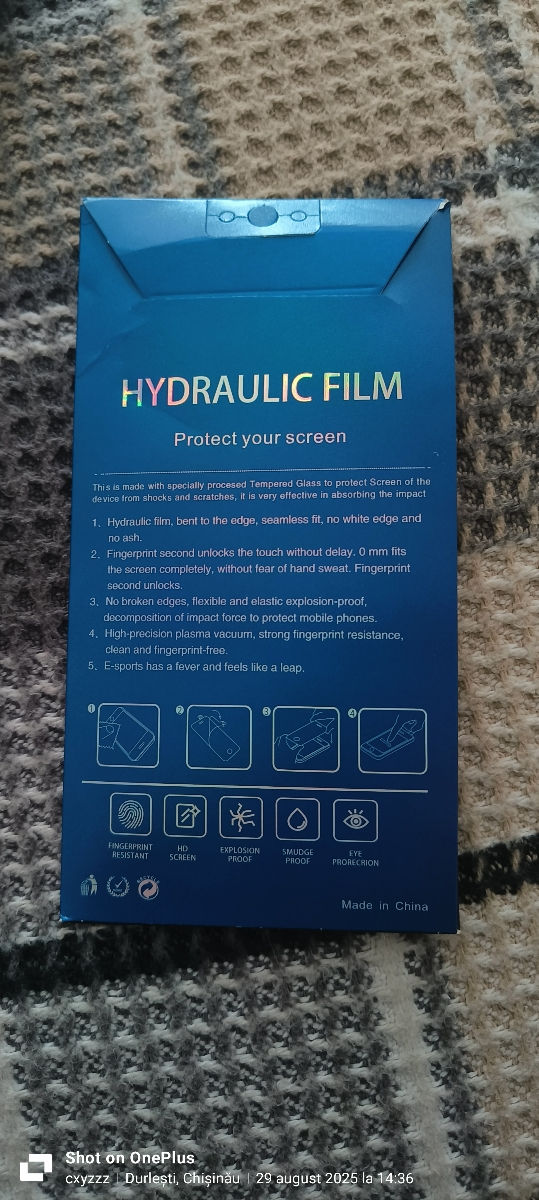 Vând 4 folii de protecție noi pentru Xiaomi Mi 9t/ 9t pro foto 1