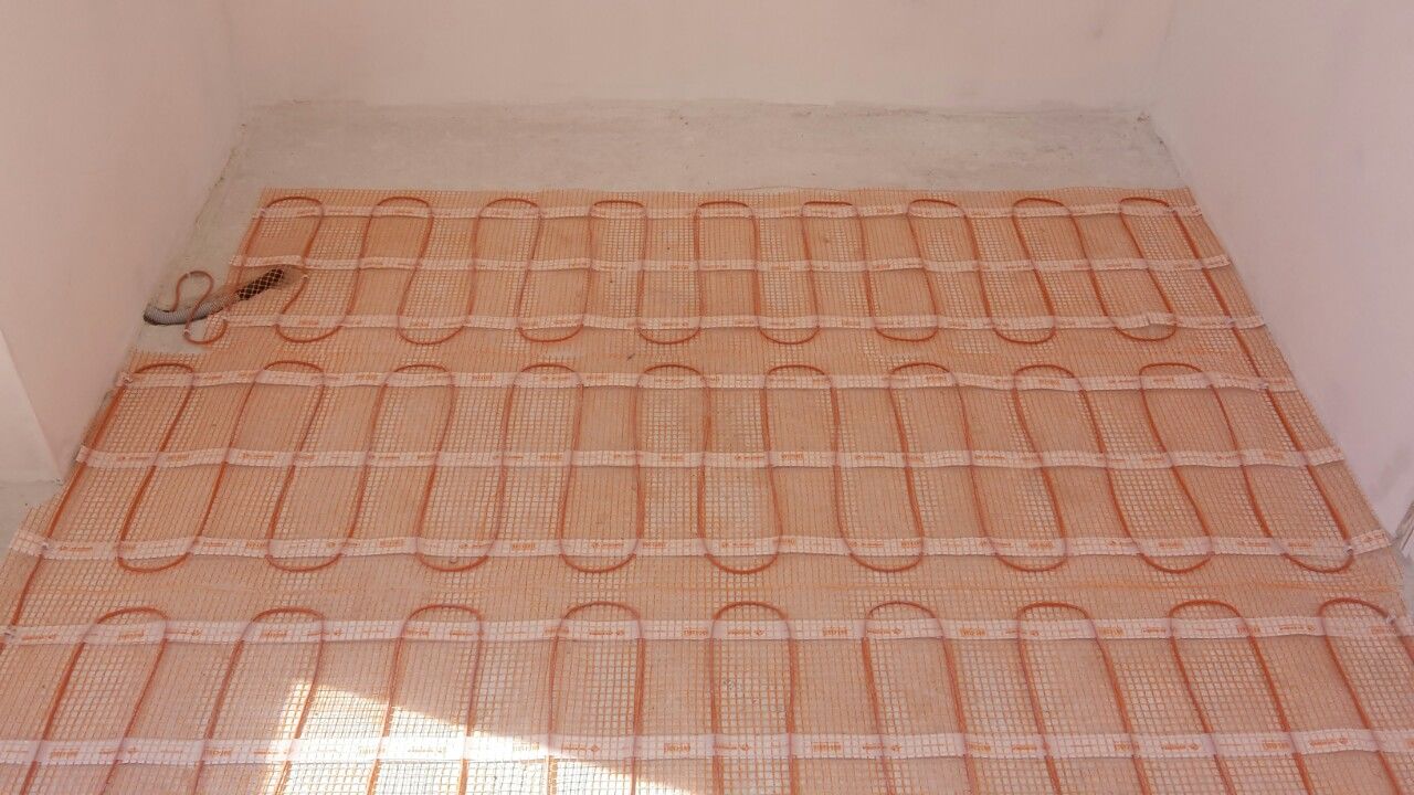 Covorase incalzitoare mat pe plasa incalzire electrica in pardoseala foto 7