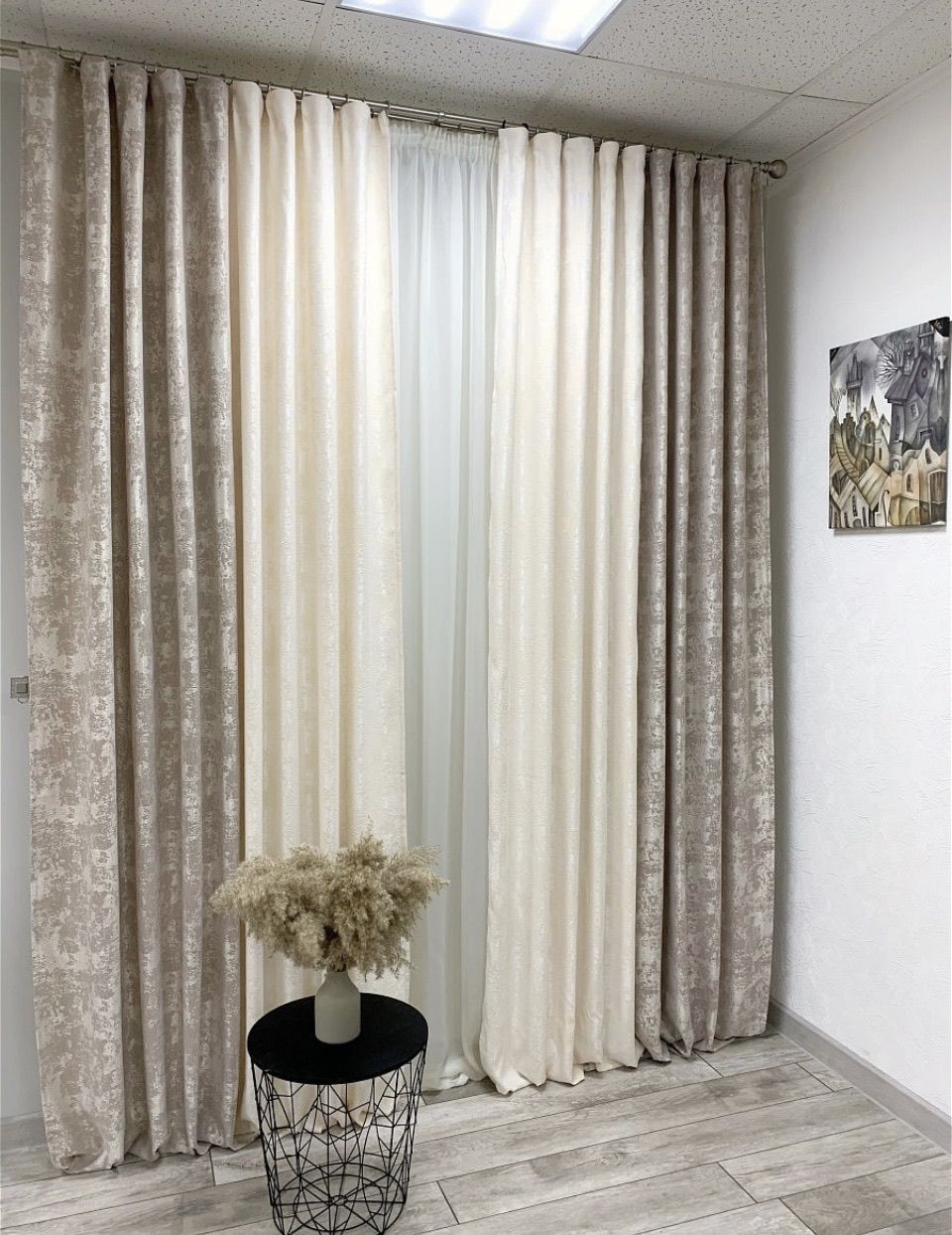 Draperii,galerii,perdele,jaluzele.Продам качественную тюль с утяжелителем и шторы-Турция! foto 0