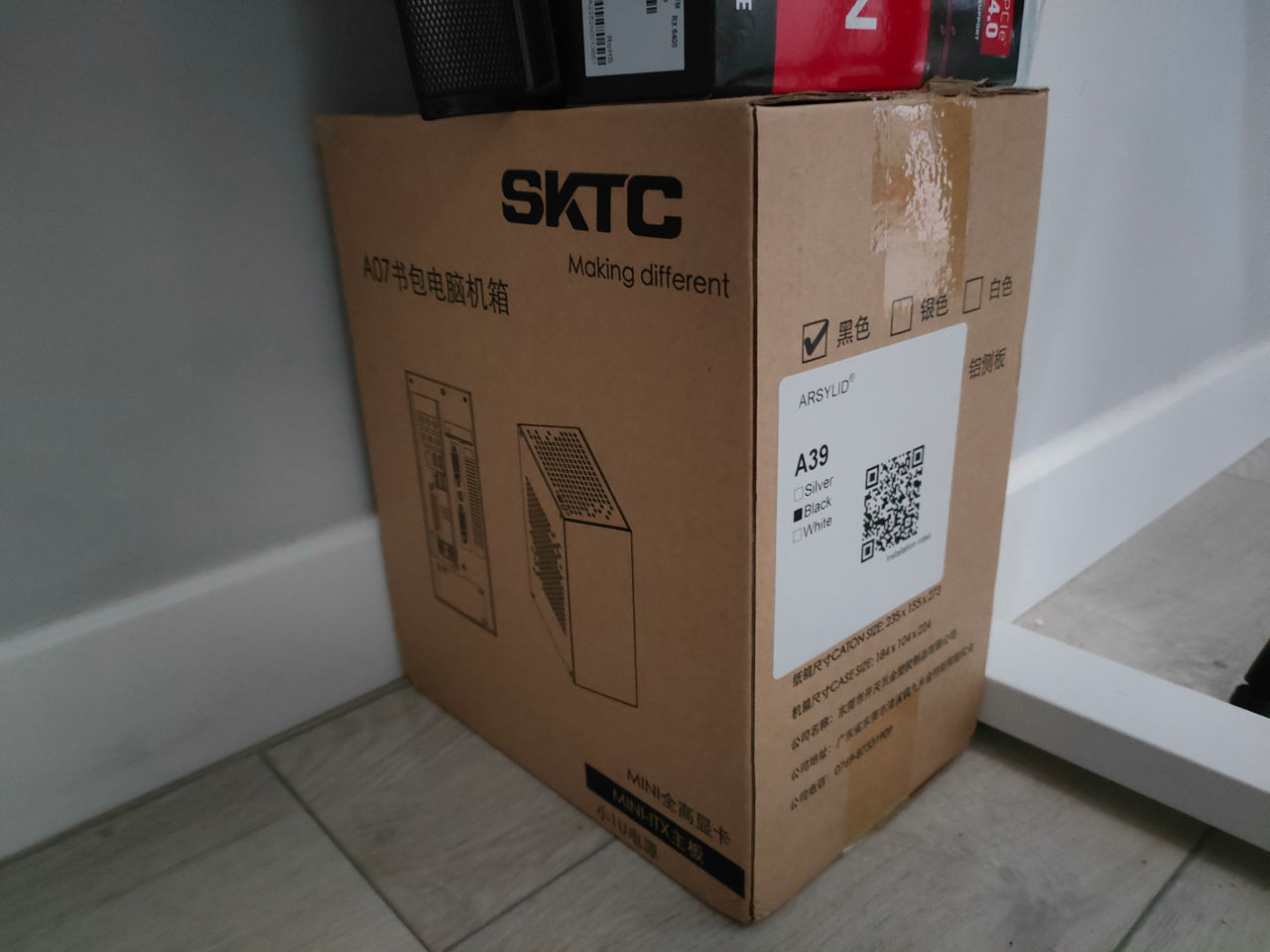 Sktc A07 4.3L ITX Case + Riser 3.0 foto 4