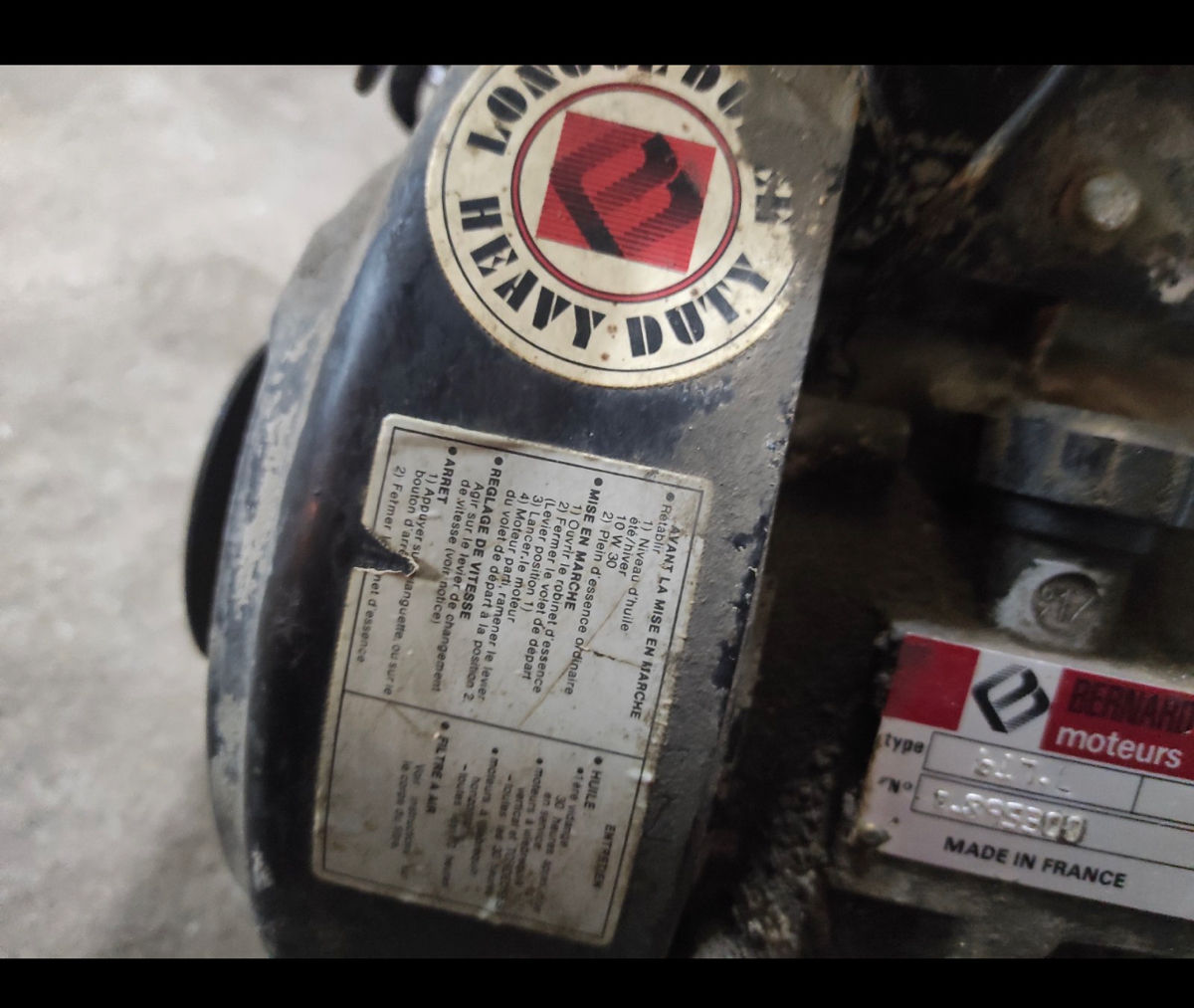 Motor benzina BERNARD