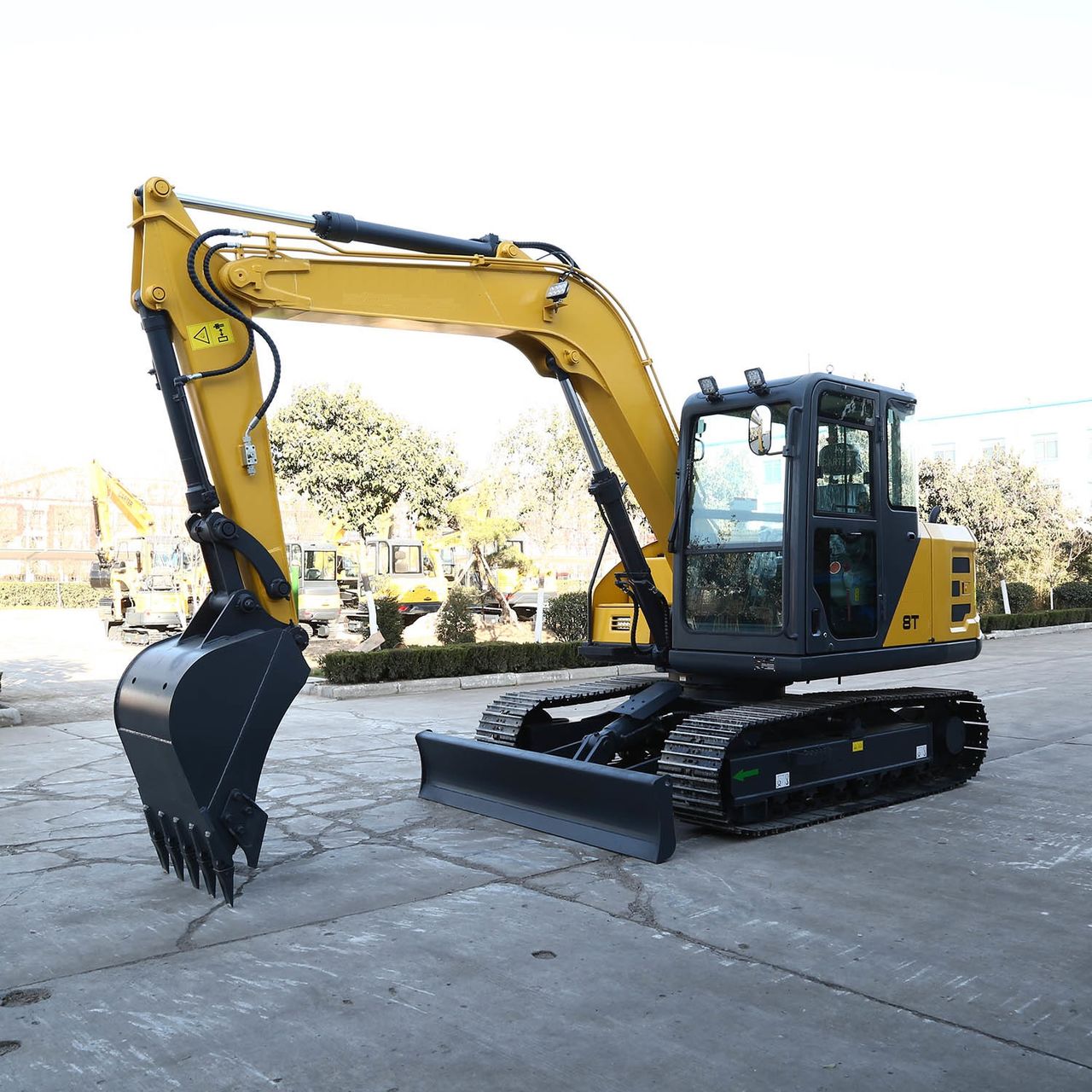 Excavator 8T, экскаватор 8000 кг foto 0