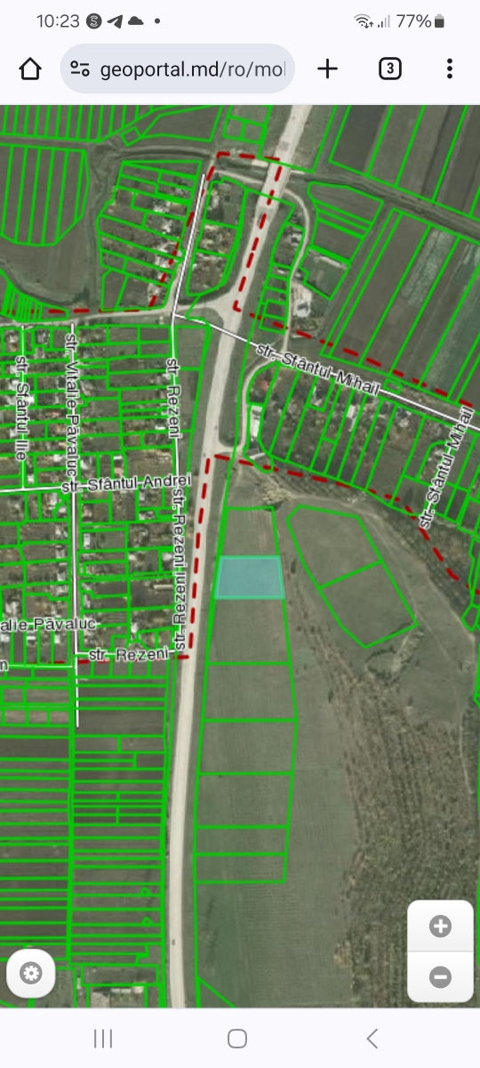 Vind teren cu suprafața de 1 H cu întrare separata spre traseul M3 foto 1