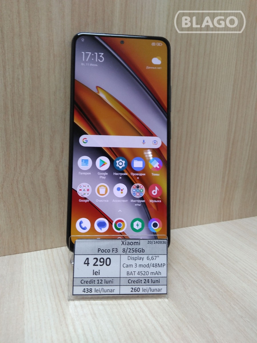 Xiaomi Poco F3 8/256Gb 4290lei