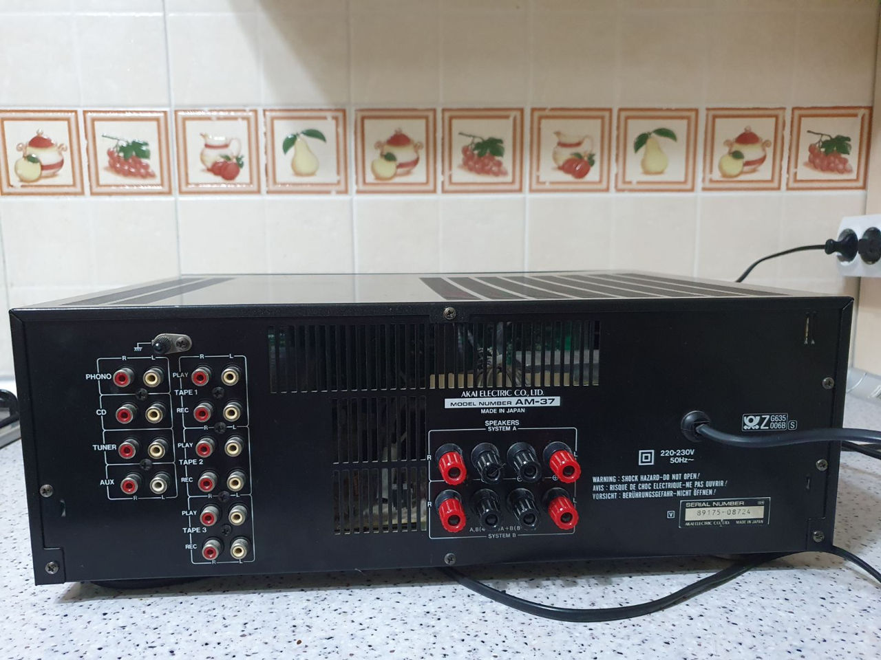 Akai AM-37 Усилитель знаменитой фирмы. foto 3