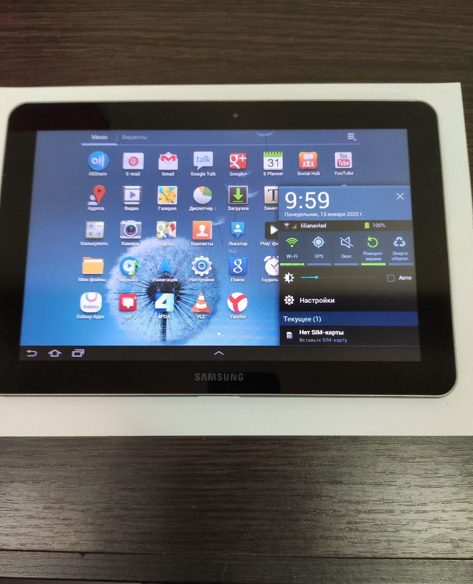 Samsung galaxy tab 10.1 3G+WI-FI. foto 4