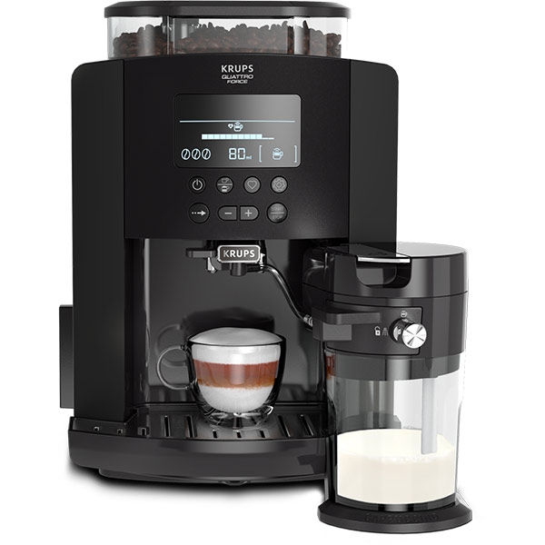 Espressor automat krups arabica latte ea819e10, 1.7l, 1450w, 15 bar, negru. promo! foto 0