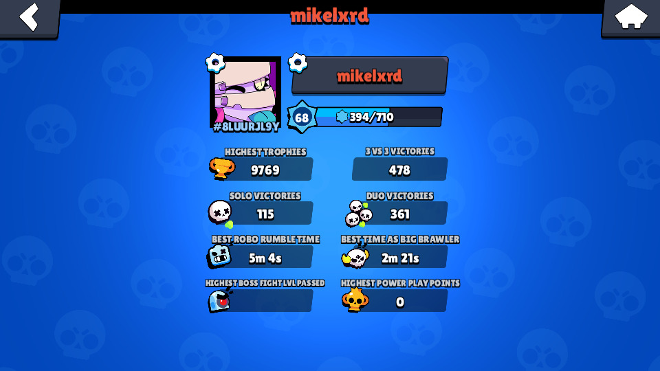 Vand Account Brawl Stars 9750 - conturi de brawl stars gratis cu leon