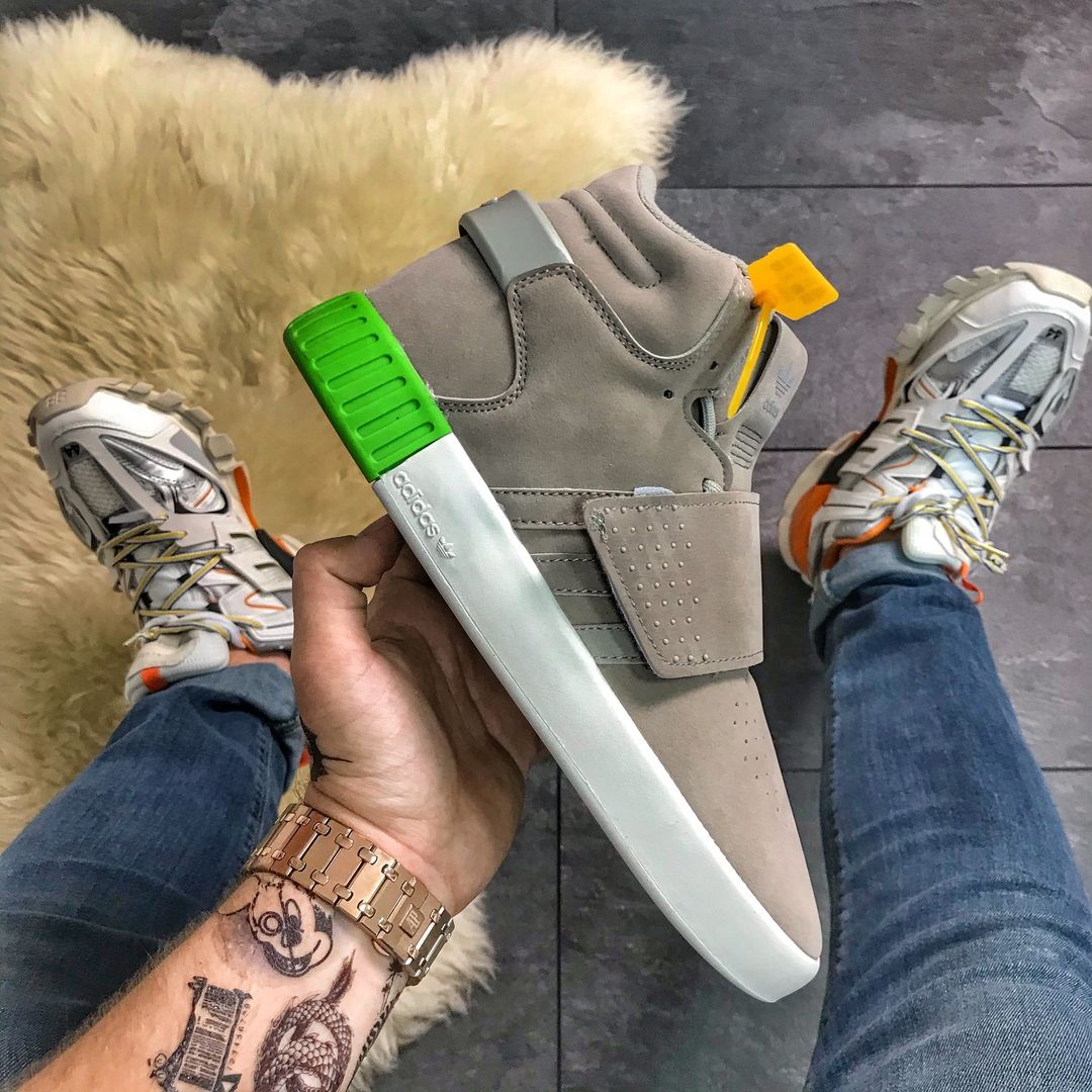 adidas tubular invader grey