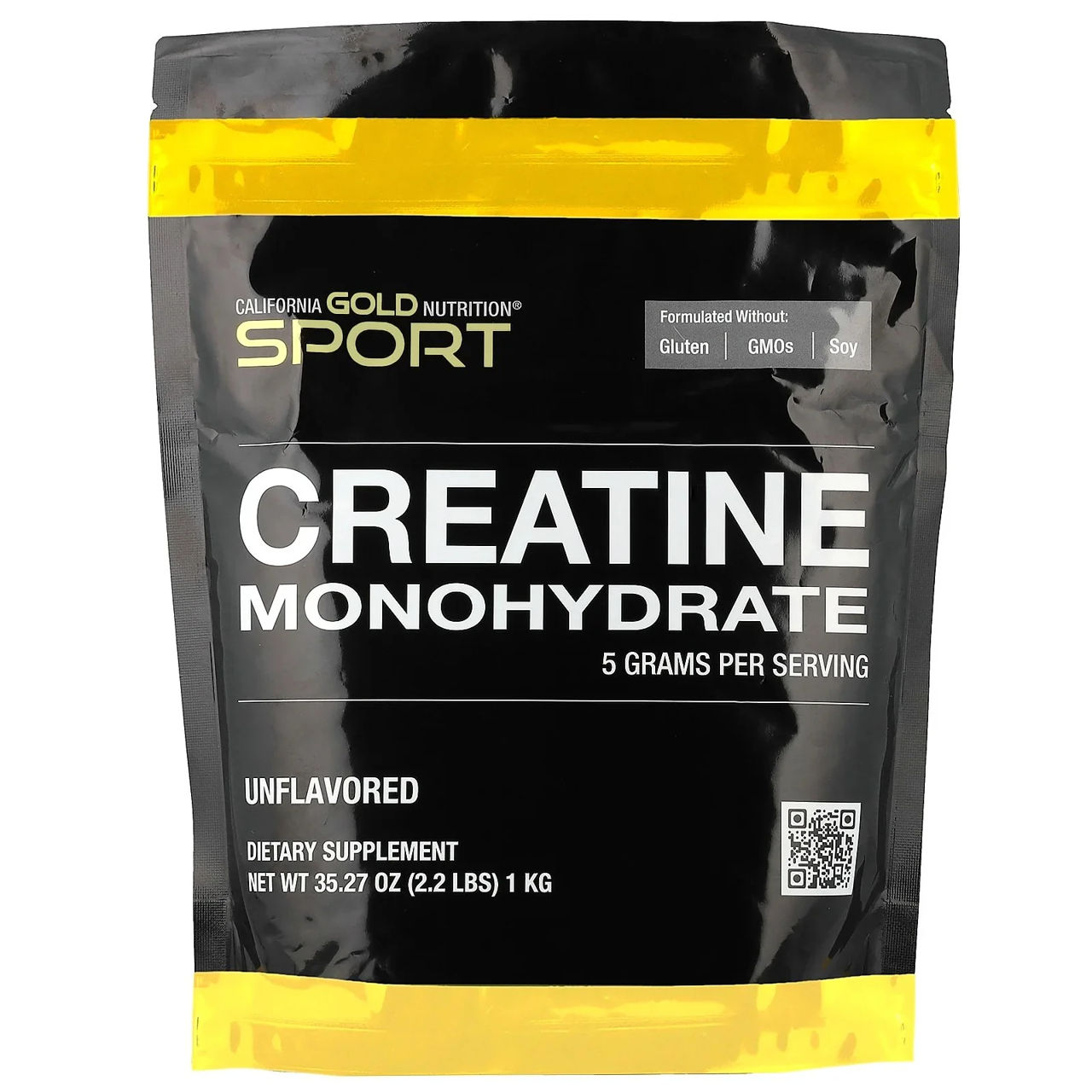 Creatină Monohidrat California Gold Nutrition – 1 kg foto 0