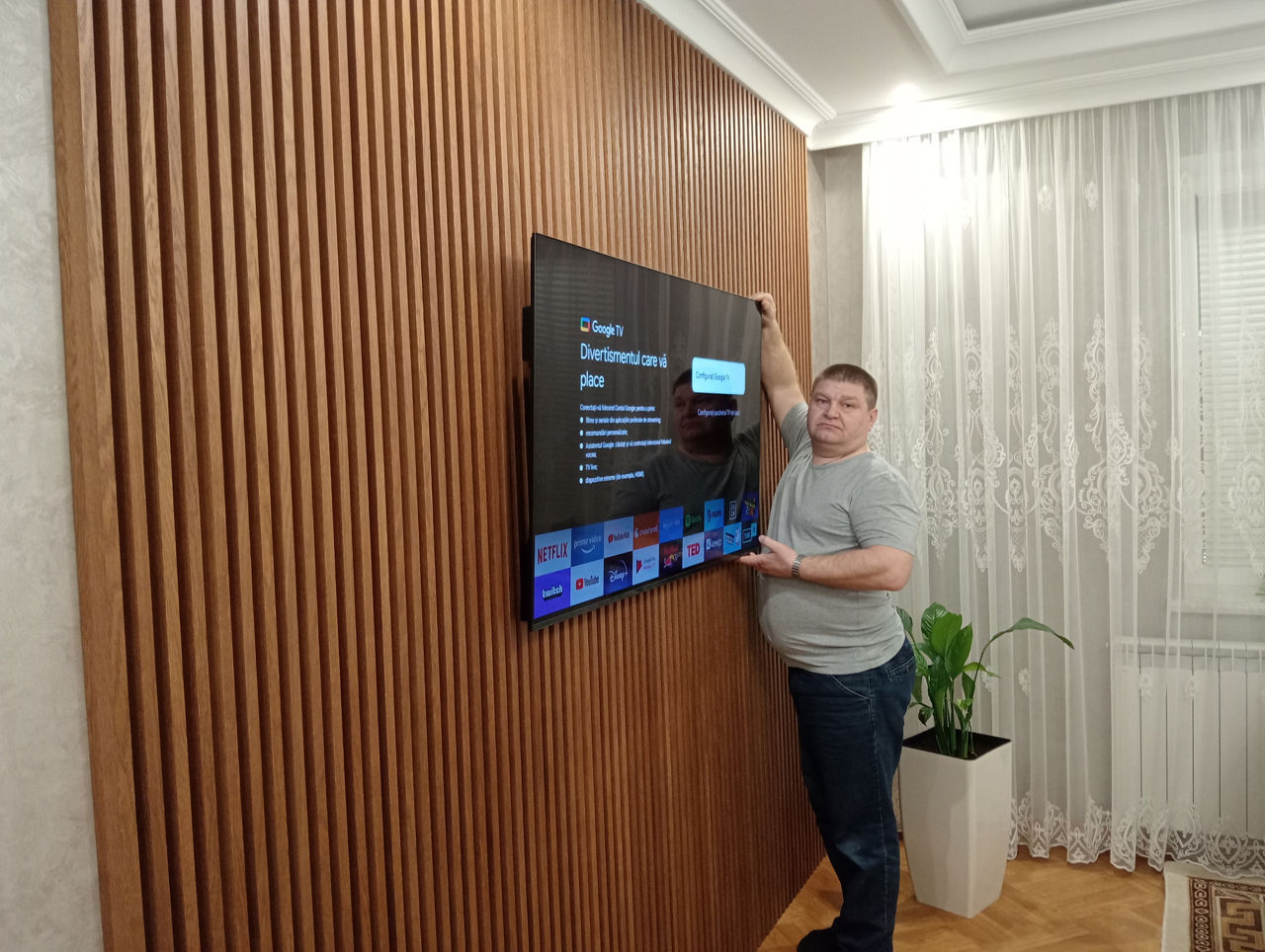 Навеска телевизора, монтаж тв, установить телевизор на стену, есть крепление  фото 6