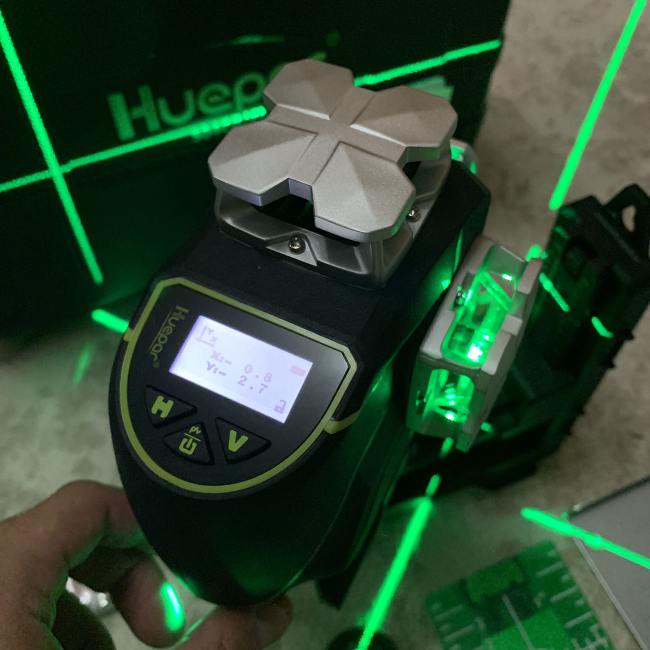 Huepar 4D S04CG 16 linii laser фото 9
