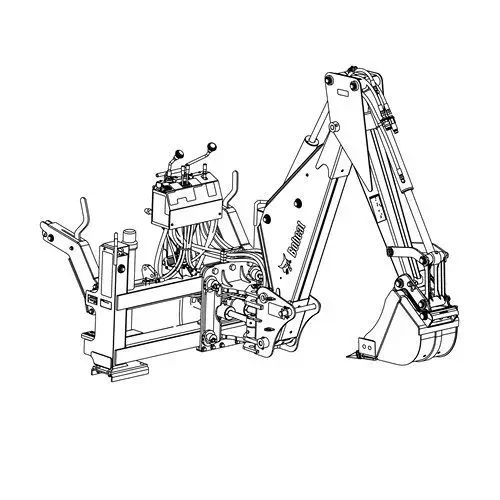 Экскаватор Bobcat 725S на мини-погрузчик с бортовым поворотом фото 10